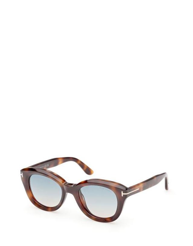 톰포드 [해외직구] 26FW 톰포드 선글라스 FT1344 53P BLONDE HAVANA GRADIENT GREEN 착용컷