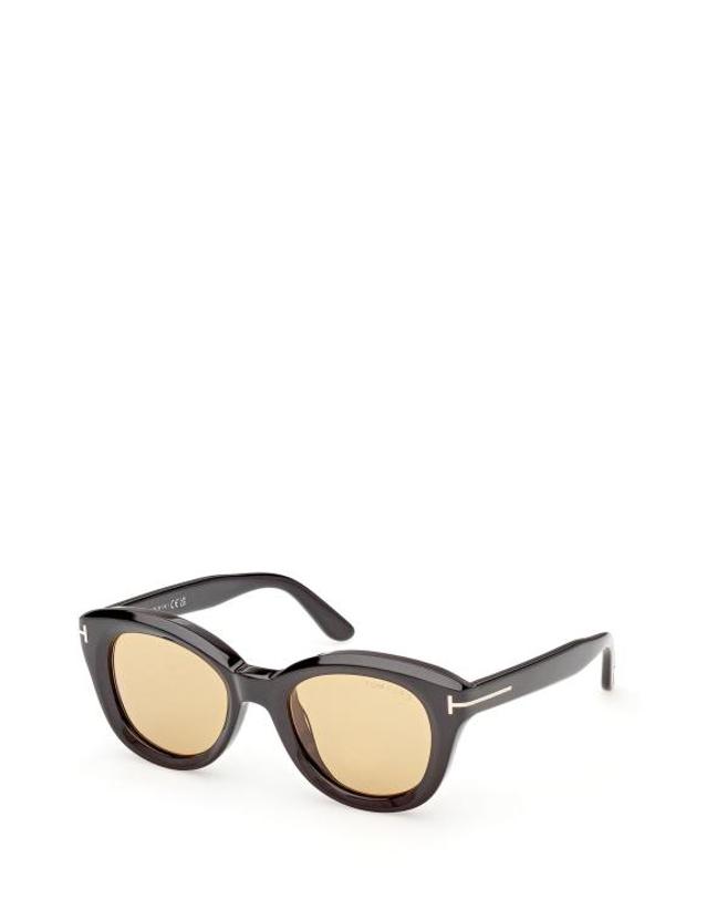 톰포드 [해외직구] 26FW 톰포드 선글라스 FT1344 01E SHINY BLACK BROWN 착용컷