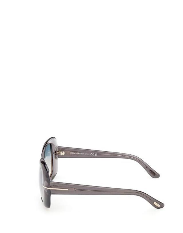 톰포드 [해외직구] 26FW 톰포드 선글라스 FT1348 20P GREY OTHER GRADIENT GREEN 착용컷