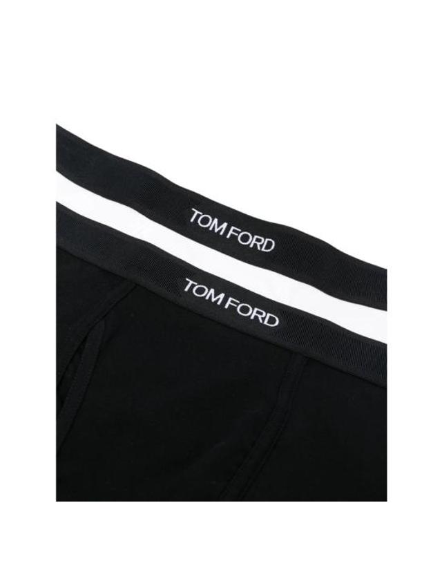 톰포드 [해외직구] 26FW 톰포드 팬티 T4XC31040 999 BLACK WHITE 착용컷