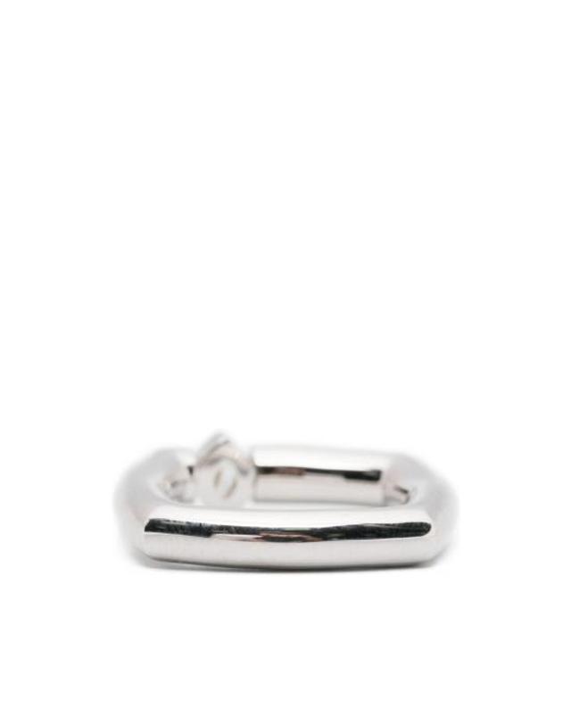 톰우드 [해외직구] 26SS 톰우드 반지 101542 FRAME RING SILVER 착용컷