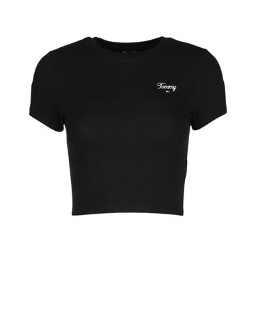 [해외직구] 24SS 토미진 반팔 티셔츠 DW0DW17986 BDS BLACK
