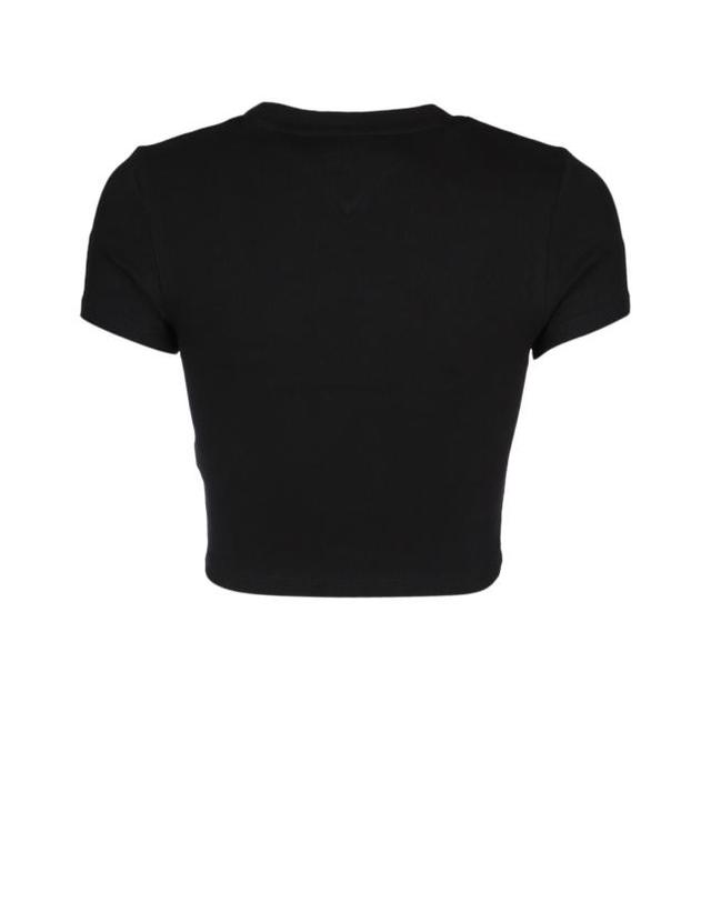 타미진스 [해외직구] 24SS 토미진 반팔 티셔츠 DW0DW17986 BDS BLACK 착용컷
