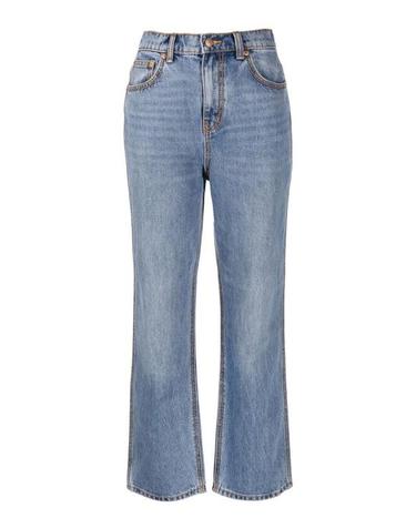 [해외직구] 23SS 토리버치 스트레이트 팬츠 136746099 Light Wash