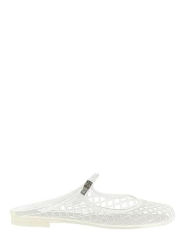 [해외직구] 26SS 토리버치 멜로우 메리 제인 젤리 뮬 163189100 White