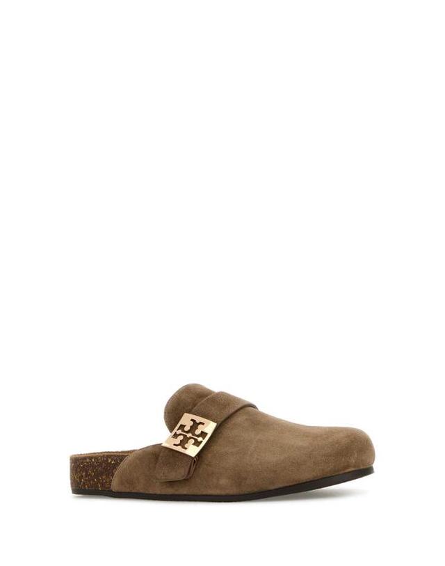 토리버치 [해외직구] 26FW 토리버치 멜로우 뮬 154446 037 Beige o Tan 착용컷