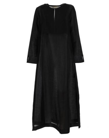 [해외직구] 26SS 토리버치 롱 원피스 176548 001 Black