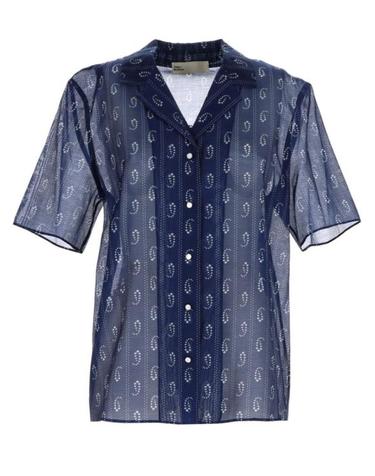 [해외직구] 26SS 토리버치 블라우스 175285 401 Blue