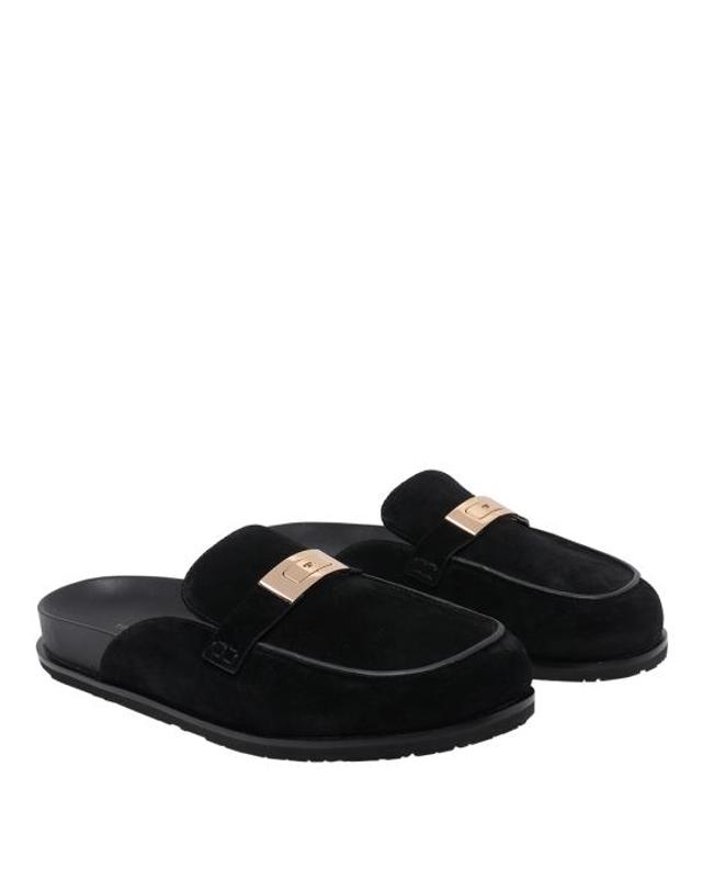 토리버치 [해외직구] 26SS 토리버치 뮬 슬리퍼 177967 006 Black 착용컷