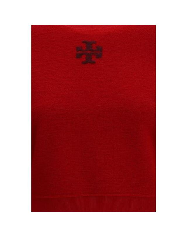 토리버치 [해외직구] 26SS 토리버치 스웨터 TO180662602BB RED 착용컷