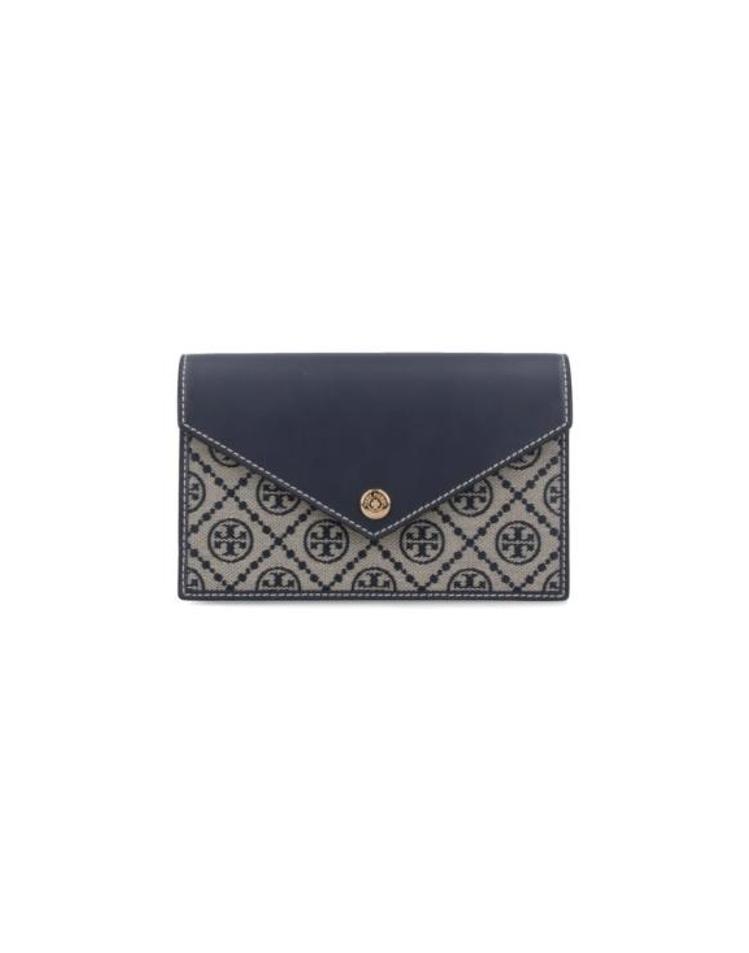 TORY BURCH [해외] 26FW 토리버치 T 모노그램 엔벨로프 숄더백 165016405 Blue EBXIXX70833