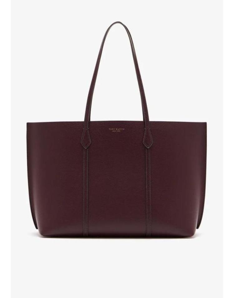 TORY BURCH [해외] 26FW 토리버치 레더 페리 토트백 169476 500 DARK CARMINE EBXIXX72009