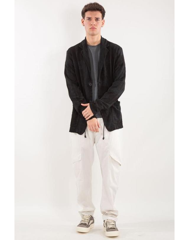 트랜짓 [해외직구] 25SS 트렌짓 수트 자켓 CFUTRZ18531 U10 Black 착용컷