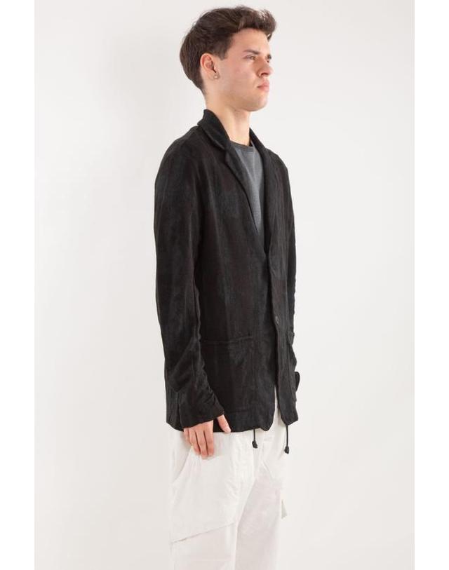 트랜짓 [해외직구] 25SS 트렌짓 수트 자켓 CFUTRZ18531 U10 Black 착용컷