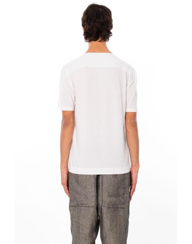 트랜짓 [해외직구] 26SS 트렌짓 반팔 티셔츠 CFUTRC4390 U00 White 착용컷