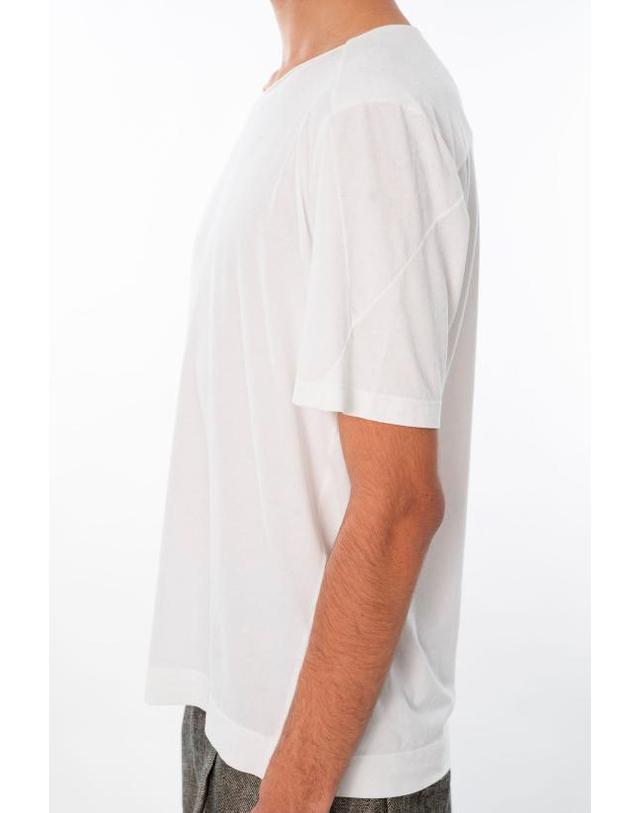 트랜짓 [해외직구] 26SS 트렌짓 반팔 티셔츠 CFUTRC4390 U00 White 착용컷