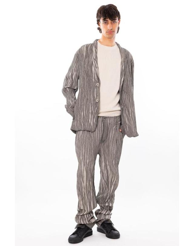 트랜짓 [해외직구] 26SS 트렌짓 반팔 티셔츠 CFUTRC9445 U02 Beige 착용컷