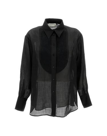 [해외직구] 26SS 트루 로얄 블라우스 TRT191F17001 Black