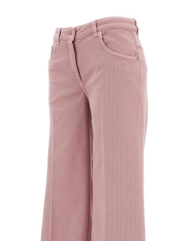 트루 로얄 [해외직구] 26SS 트루 로얄 스트레이트 팬츠 T831F80038 Pink 착용컷