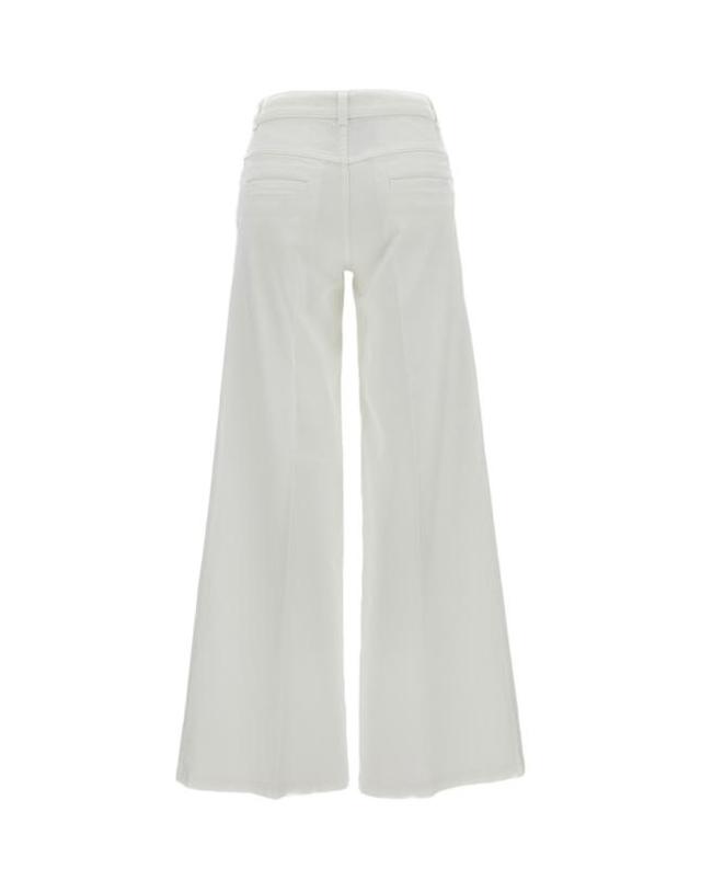 트루 로얄 [해외직구] 26SS 트루 로얄 스트레이트 팬츠 T831F80000 White 착용컷