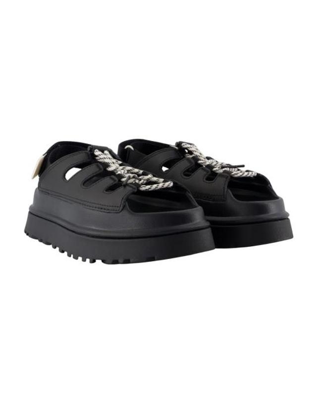 어그 [해외직구] 26SS 어그 샌들 CONFIG UGGS25011 BLACK 착용컷