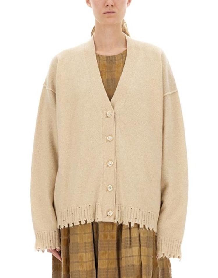 [해외] 25FW 우마 왕 가디건 UK7156 UW200 BEIGE EBY2XX09267