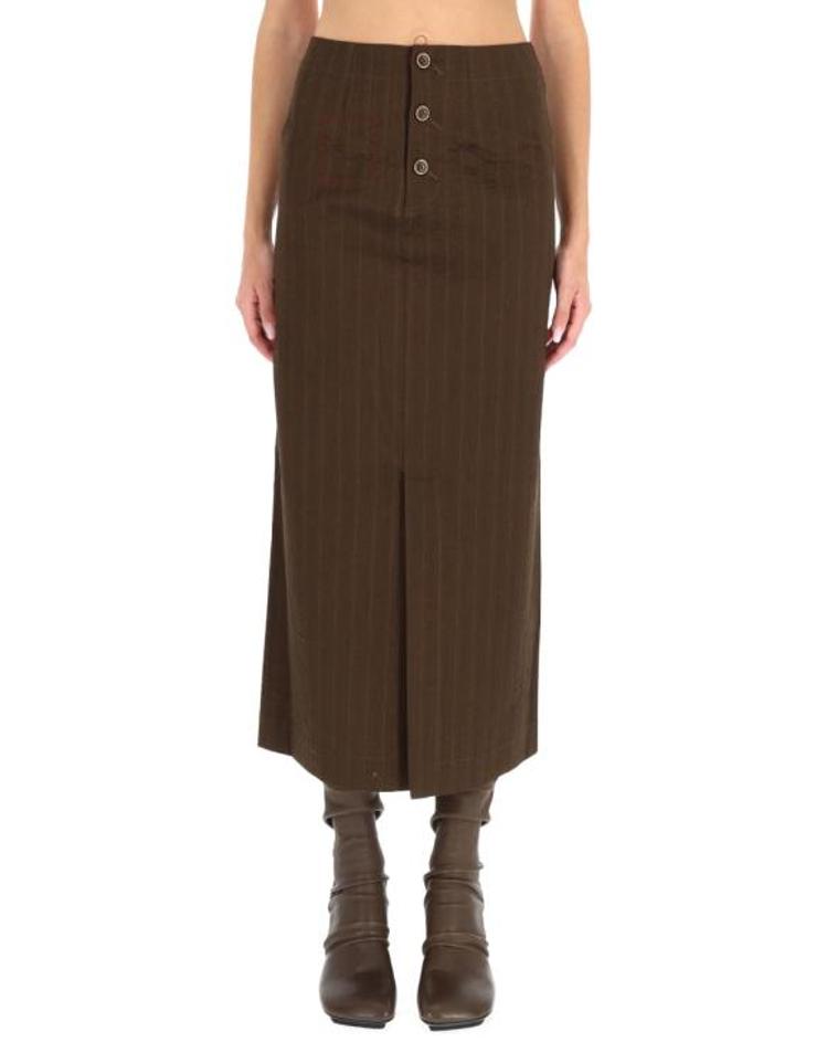 [해외] 25FW 우마 왕 롱 스커트 UW2026 UW600 BROWN EBY2XX10030