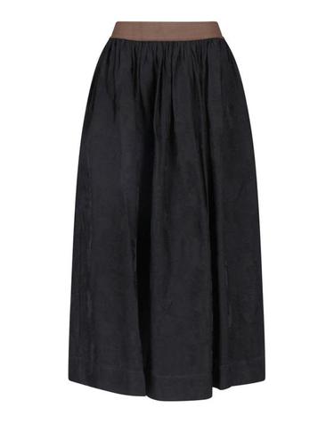 [해외직구] 26FW 우마 왕 미디 스커트 UP2002UW900 BLACK
