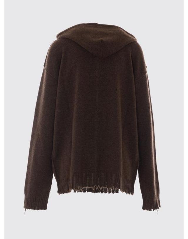 우마 왕 [해외직구] 26FW 우마 왕 스웨터 UK7559 UW600 Brown 착용컷