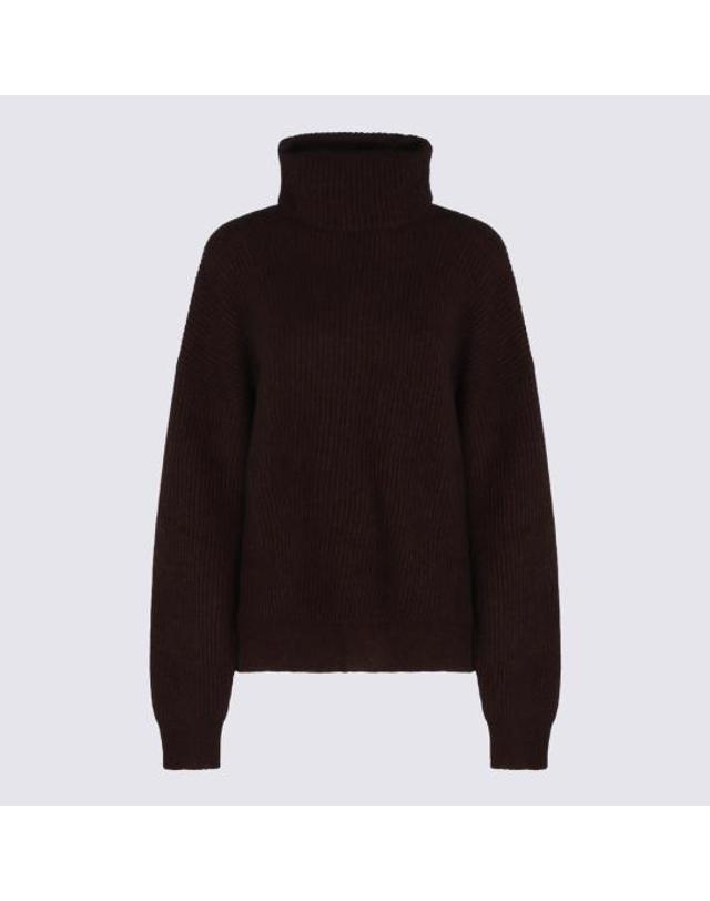 우마 왕 [해외직구] 26FW 우마 왕 스웨터 UK7163 UW670 BROWN RED 착용컷