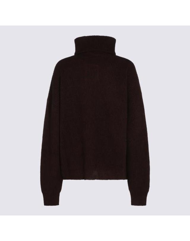 우마 왕 [해외직구] 26FW 우마 왕 스웨터 UK7163 UW670 BROWN RED 착용컷