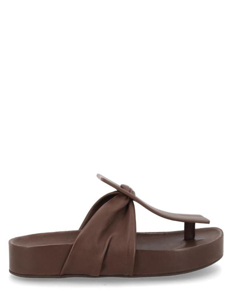 [해외] 26SS 우마 왕 뮬 슬리퍼 US9077 UW690 BROWN EBY2XX10511
