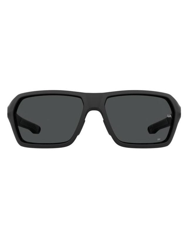 언더아머 [해외직구] 언더아머 선글라스 UA RECON 003 KA Black Matte 착용컷