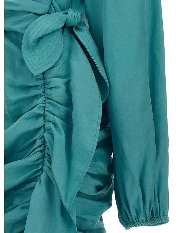 웅가로 [해외직구] 23SS 웅가로 숏 원피스 US3D16LAGOON Light Blue 착용컷