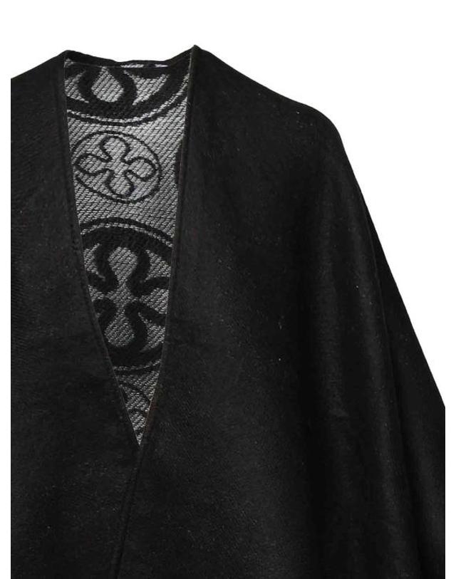 브이73 [해외직구] 24FW 브이73 케이프 73ML8FT01CAROLINENEROBIANCO Black 착용컷