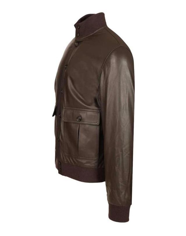 발스타 [해외직구] 26FW 발스타 가죽 자켓 407AI0700827 BROWN 착용컷