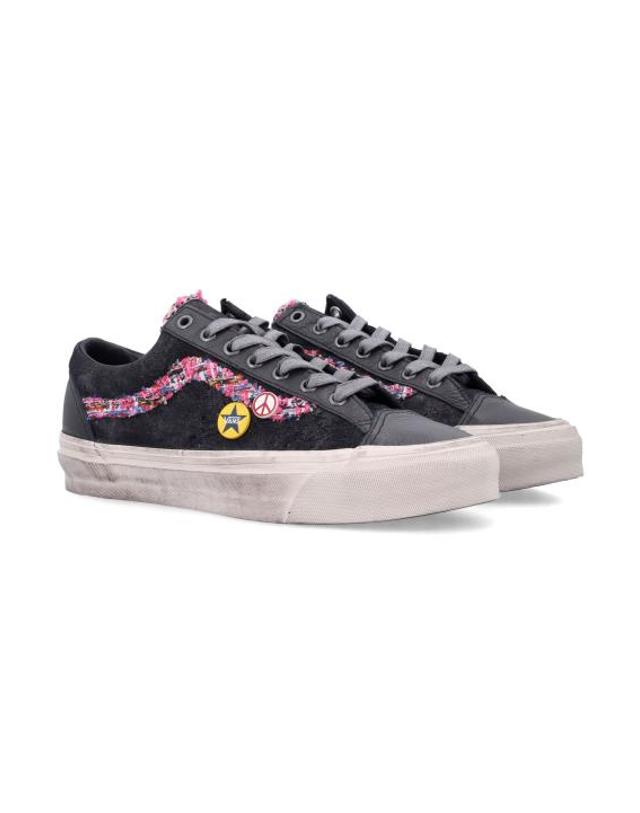 반스 [해외직구] 26FW 반스 스니커즈 VN000E8VEMV SFB SOUVENIR FADED BLACK 착용컷