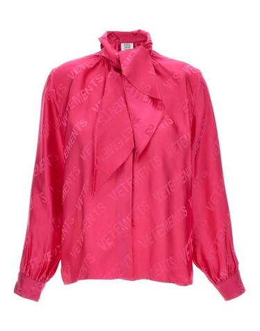 [해외직구] 23FW 베트멍 블라우스 WE54SH100HHOTPINK Fuchsia