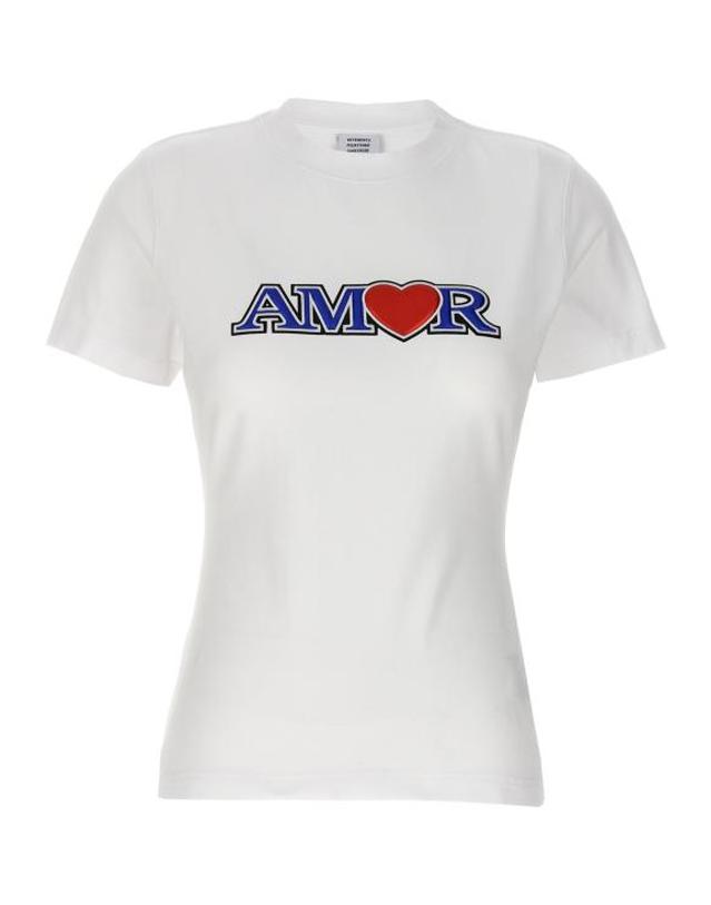 베트멍 [해외직구] 24SS 베트멍 반팔 티셔츠 VE288460BM WHITE 착용컷