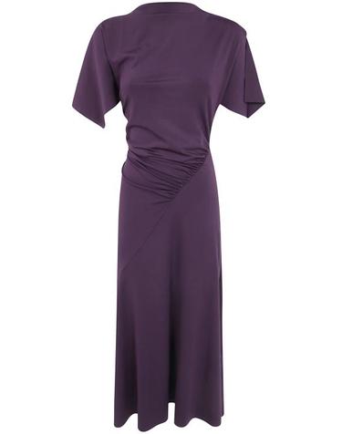[해외직구] 26FW 빅토리아 베컴 롱 원피스 1326JDR007350A 486 BLACKCURRANT