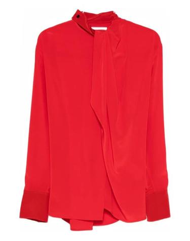 [해외직구] 26SS 빅토리아 베컴 블라우스 1126WSH006594A9631 Red