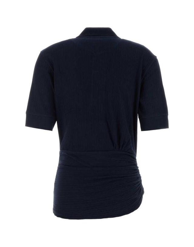 빅토리아 베컴 [해외직구] 26SS 빅토리아 베컴 폴로 티셔츠 1126JTP006969A 550 NAVY 착용컷