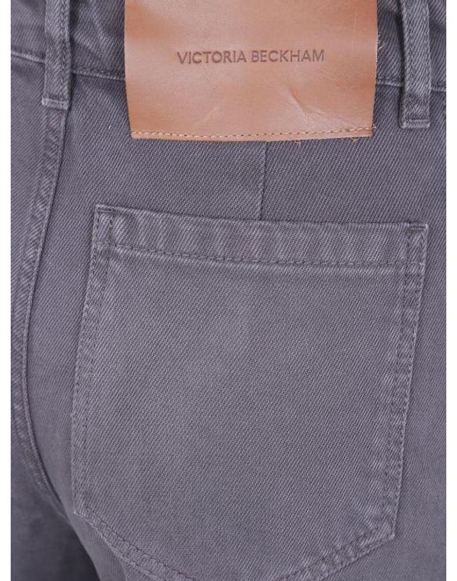 빅토리아 베컴 [해외직구] 26FW 빅토리아 베컴 데님 팬츠 1426DJE007252RS 9985 Grey 착용컷