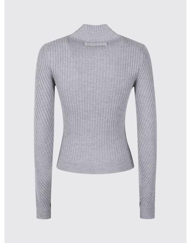 빅토리아 베컴 [해외직구] 26FW 빅토리아 베컴 터틀넥 1425KTP006804B 2456 Grey 착용컷