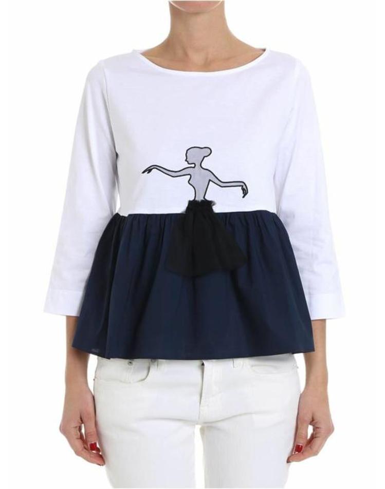 [해외직구] 18SS 비베타 긴팔 티셔츠 81VV91501769 White