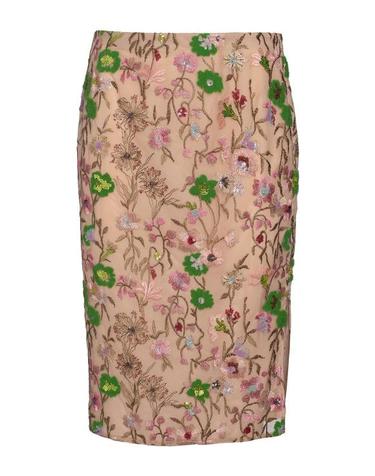 [해외직구] 22FW 비베타 미디 스커트 22IV2M0C041V524EMBROIDERY Multicolour