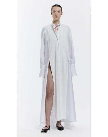 [해외직구] 26SS 비베타 롱 원피스 VS1AB0306TE125 1001 BIANCO OTTICO