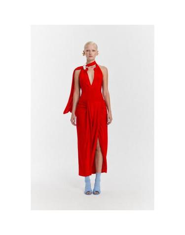 [해외직구] 26SS 비베타 롱 원피스 VS1AB0304TE128 4802 ROSSO