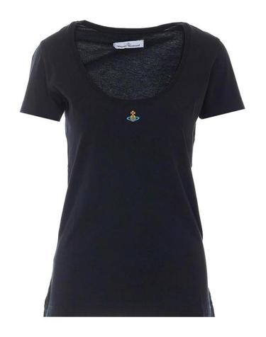 [해외직구] 26FW 비비안웨스트우드 롤로 티셔츠 3G01002GJ00BLN401 BLACK