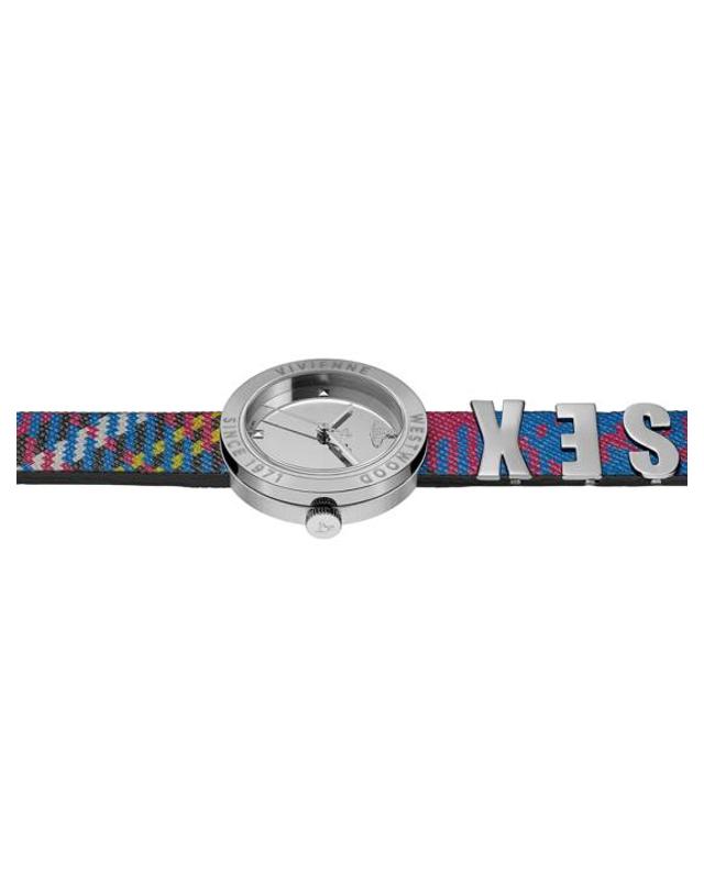비비안웨스트우드 [해외직구] 26SS 비비안웨스트우드 레벨 30MM 시계 VV303SLMT SILVER 착용컷